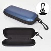 Zimoer Leather Glasses Case, Glasses Case Portable Blue 167 x