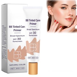 30g BB Cream Tinted Moisturiser With SPF,BB Tinted Moisturiser Spf30+,Light BB Cream,Tinted Moisturiser Face Women,Color Correcting Cover Blemishes
