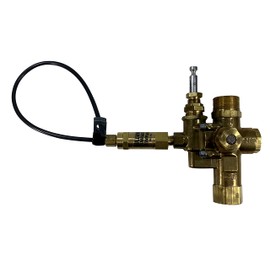 3/4" Compression Top Inlet X 1/2" FNPT Outlet, Pilot Unloader Check Valve, Throttle Control for MAX 6.5HP Gas air Compressors (140-175 PSI, 12" Throttle Control Cable & Unloader Valve)