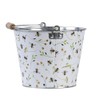 Esschert Design Bee Print Bucket, Multi-Colour