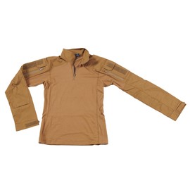 Lancer Tactical G4 Combat BDU Tactical Airsoft Shirt w/Elbow Pads (Tan, S)