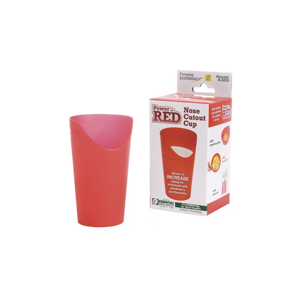 Essential Medical Supply Power of Red Nose Cut Out Cup for Alzheimers and Dementia