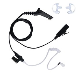 Sarcia Earpiece for Motorola XPR 7550e Earpiece 5 Pack,2 Wire Surveillance Kit Headset with Five Pair Medium Earmolds for Motorola APX6000 XPR6350 6550 6580 7350 7350e 7380 2 Way Radio Walkie Talkie