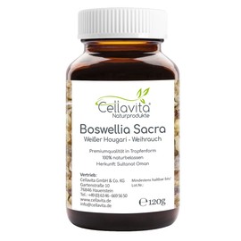 CELLAVITA White Hougari - Teardrop Incense - Origin: Sultanate of Oman | Rich in Boswellia Acid - (120g Drops)