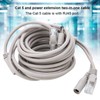Socobeta RJ45+DC Ethernet CCTV Cable for IP Cameras NVR System
