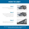 Meliusly Heavy Duty Sleeper Sofa Support Board (48x60 - Queen