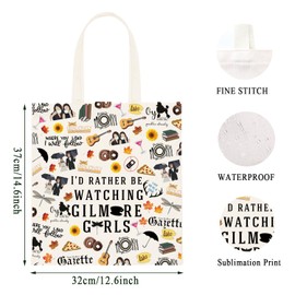 WCGXKO TV Inspired Merchandise TV Fans Makeup Bag Gifts For Mom Daughter (where you tote)