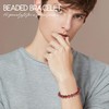10mm Natural Beads Bracelet for Women Men Healing Anxiety Bracelet