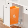 RUNMI Pull Out Trash Can Under Cabinet, 7-13Gal Cabinet Trash