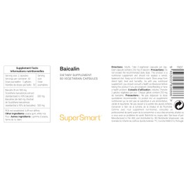 Baicalin 500 mg per day - Contributes to a healthy liver - Helps cleanse and detoxify the liver - Relaxing, antiviral and anti-inflammatory properties - Vegan - Supersmart