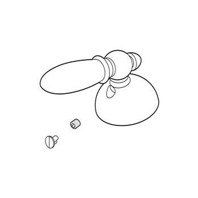 Delta Faucet RP51464SS Victorian, Single Lever Handle Kit, Stainless