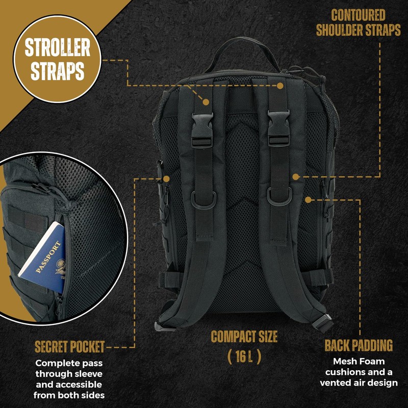 HighSpeedDaddy - Original Baby Diaper Backpack, Military-Grade, Waterproof Baby Travel
