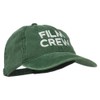 e4Hats.com Film Crew Embroidered Washed Cap - Dk Green OSFM