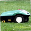 Outanaya 2pcs Solid Mute Rubber Lawn Mower Wheels Heavy-duty Casters