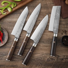 OSOOKE Japanese Knife, 8 inch Gyuto Chef Knife, Ultra Sharp Japanese Knife, Gyuto knife with Ebony handle,with Premium gift box