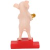 Pig Statue Cute Funny Tabletop Art Resin Pig Figurine Decoration