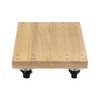 Vestil HDOS-1624-9 Solid Deck Hardwood Dolly with Hard Rubber Casters,