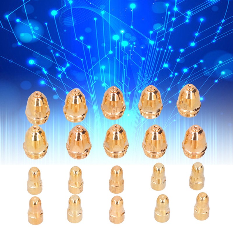 10 Set Plasma Cutter Consumables Electrode Tip Kit Nozzle Torch