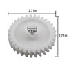 ZHYOHEN 2pcs Garage Door Opener Accessory Gear Drive Gear Garage