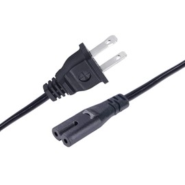 8ft 2 Prong Power Cord for Epson Stylus C88 C88+ C86 C84WN Photo R3000 R2000 R200 R260 R280 RX580 NX330 NX230 NX530 NX625 CX7400 CX7450 CX7800 CX8400 NX420 NX105 Printer Replacement Cable