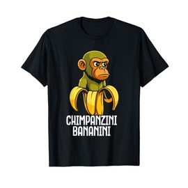 Chimpanzini Bananini Italian Brainrot Funny Meme T-Shirt