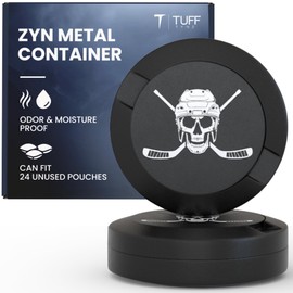 TuffTynz - Premium Zyn Metal Can | Zyn Holder | Metal Zyn Container | Moisture & Odor Proof Container | Aluminum Zyn Can & Organizer | Dip Can | Zyn Tin | Zyn Gifts for Men | The Zyn Bin