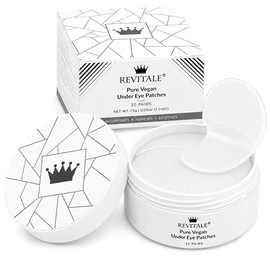 Revitale Hyaluronic Acid & Peptides Pure Under Eye Patches (Jar, 30 Pairs)