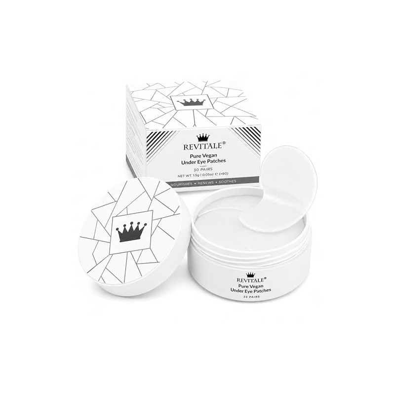 Revitale Hyaluronic Acid & Peptides Pure Under Eye Patches (Jar,