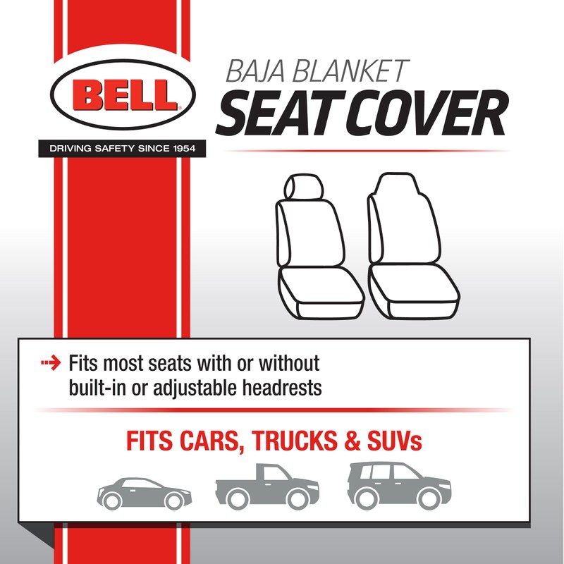 BELL Automotive 22-1-56258-8 Universal Baja Blanket Bucket Seat Cover,Regular