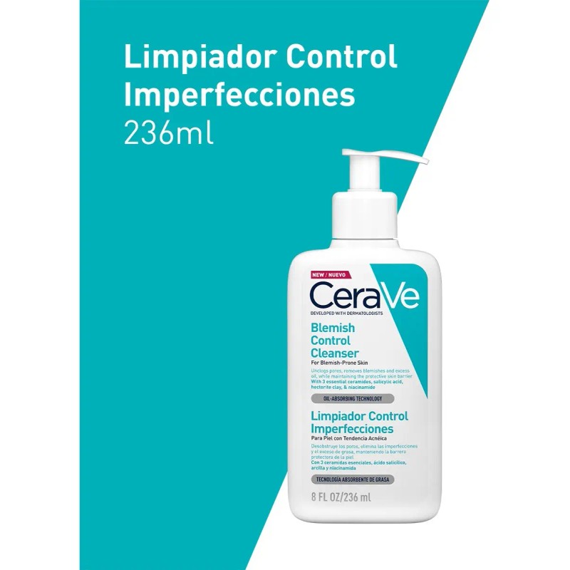 Limpiador Cerave Control Imperfecciones 236ml