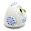 Kutani Pottery Figurine Ball Owl (Blue) Pottery Present Gift 60th
