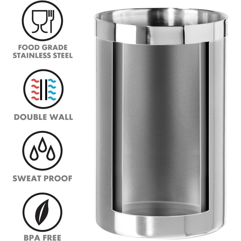 Oggi Double Wall Stainless Wine Cooler