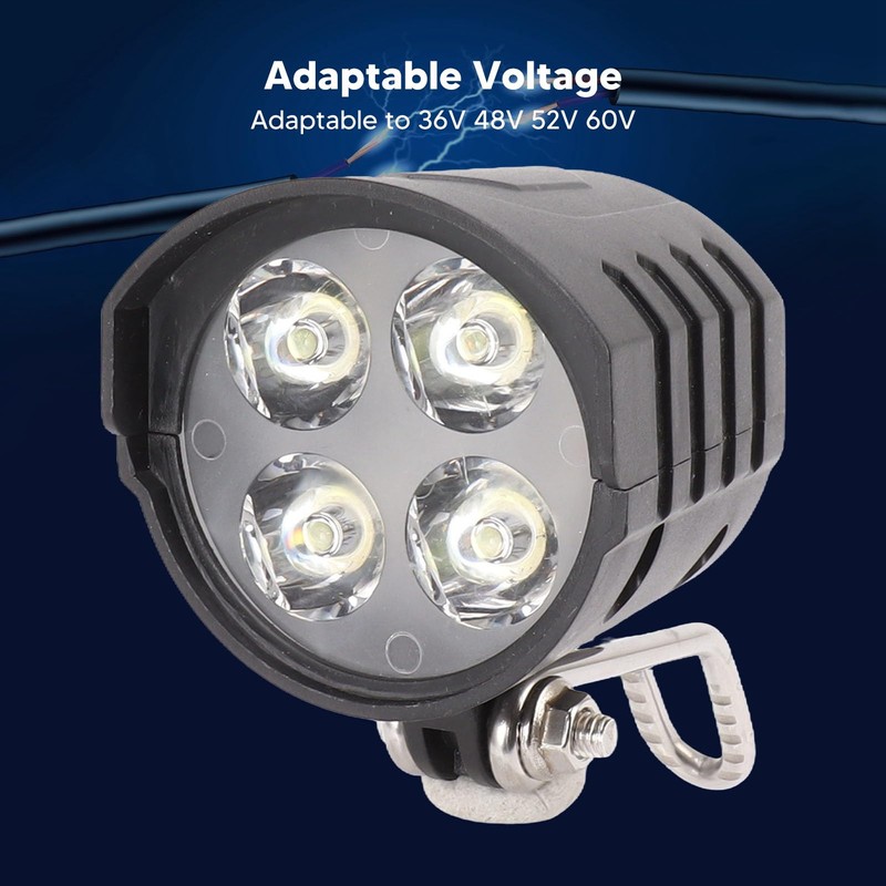 CYTGOUPER 36V 48V 52V 60V Electric Scooter Front Light,3 Pin