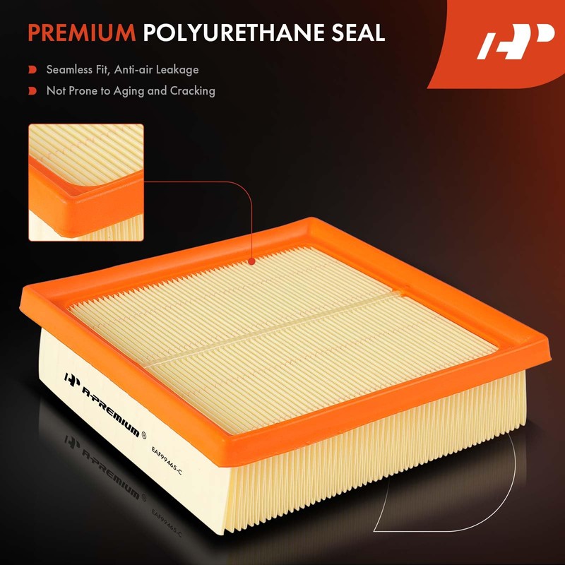 A-Premium 2-PC Engine Air Filter Compatible with Lexus LS500 2018-2023,