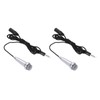 sourcing map 2Pcs Mini Microphone Tiny Microphone Portable Microphone Mini