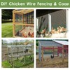 Tongmo 48" x 50' Black Hardware Cloth, 1inch Mesh Chicken