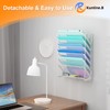 Kuntine.B 7-Tier Hanging File Organizer Vertical Wall File Holder, Mesh