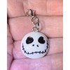 Jack Skellington Nightmare Before Christmas Charm Zipper Pull & Keychain