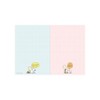 Sunstar Stationery S2958139 Snoopy Notebook, Monthly B6, Gingham Check
