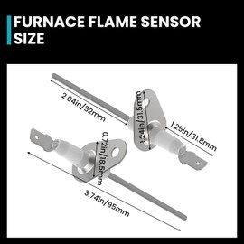 Aifeier ET 3 Pack 0130F00010 Furnace Flame Sensor Replacement Part Fit for Good m-an Furnace Replace 20488501 B11726-06 B1172606 ACS90453BXA ACS90703BXA P1257001F P1257002F P1257008F