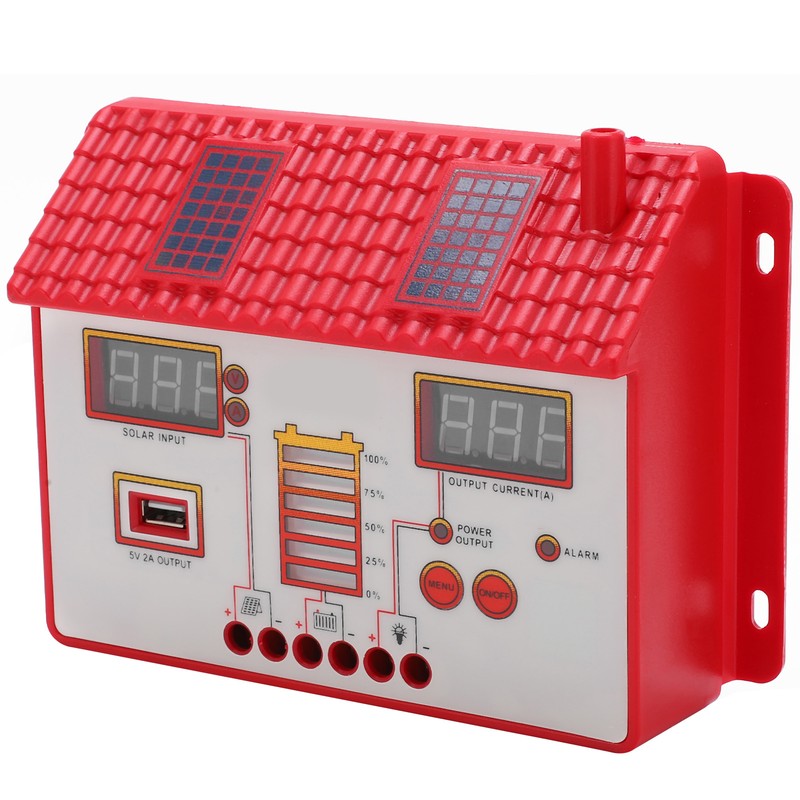 12V/24V House Shaped Solar Charge Controller MPPT Automatic Solar Panel