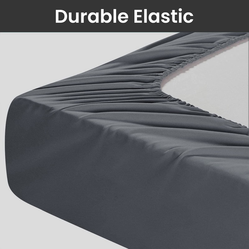 Moonlight Bedding Fitted Sheet 40 Cm Extra Deep Pocket Bed