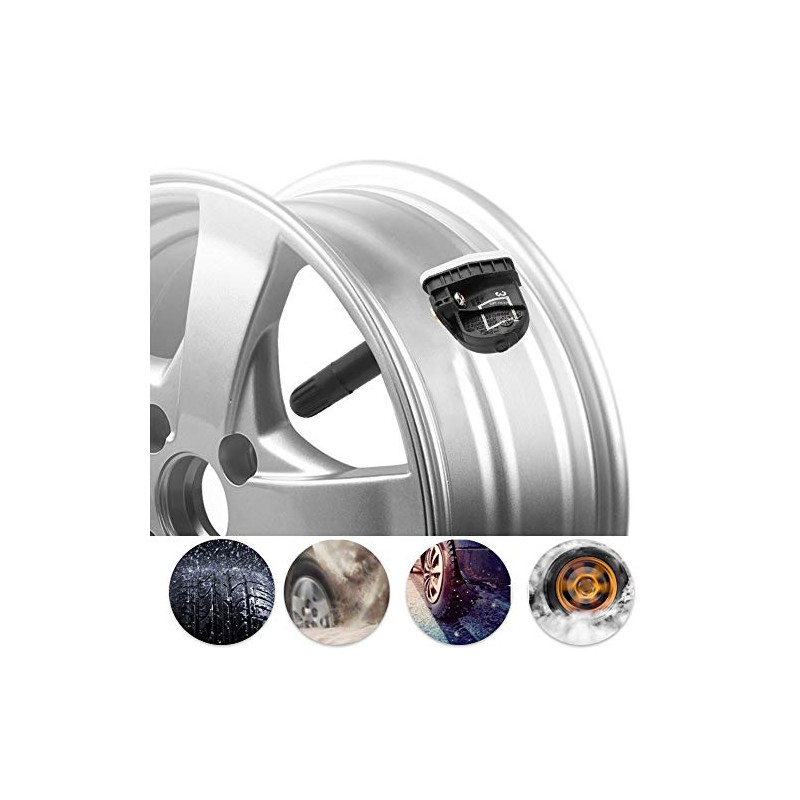 Ejoyous Car Tyre Pressure Sensor, Set of 4, TPMS Tyre