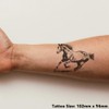 Large 'Horse Galloping' Temporary Tattoo (TO00071679)