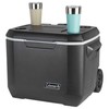 Coleman Xtreme 50qt Rolling Cooler with Wheels, Extra-Walled Insulation Keeps