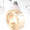 Gears Fidget Ring Anxiety Relief Rotatable Portable Metal Magnetic Adults