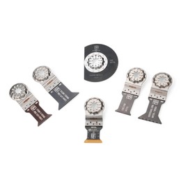 FEIN Best of Starlock Metal, 6 saw blades, specially designed for working hardened and unhardened metals. Starlock mount