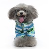 Reflective Puppy Raincoat Sea Turtle Pattern Lightweight Breathable Waterproof Pet