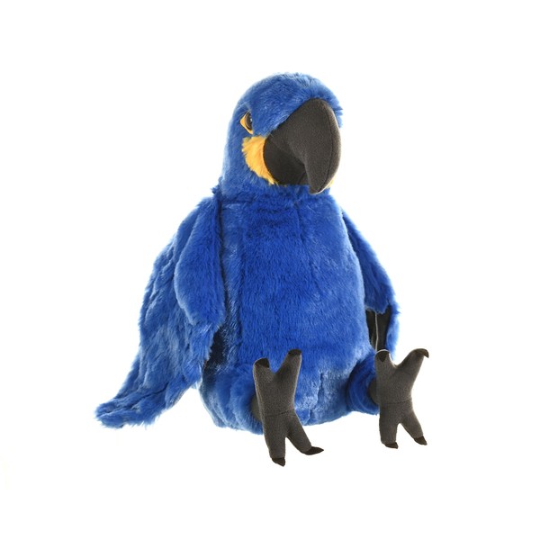 WILD REPUBLIC Hyacinth Macaw Plush, Stuffed Animal, Plush Toy, Gifts for Kids, Cuddlekins 12 Inches