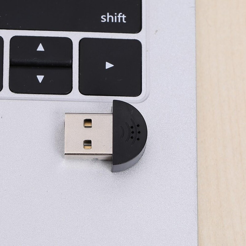 USB Microphone, Ultra Compact Design, USB Direct Insert, PC Microphone,